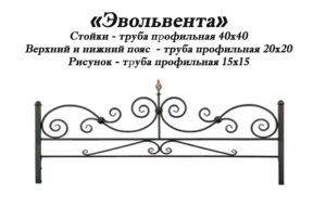 Ограда Эвольвента